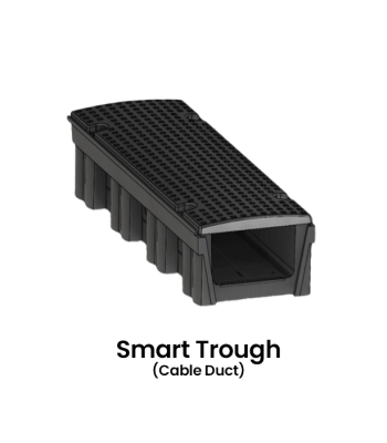 Polyolefin cable channel - smart trough - Aurus Infrabuild